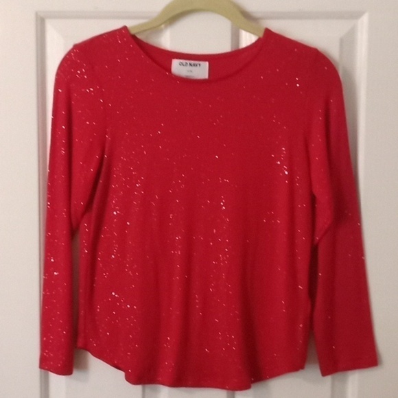 Old Navy Red Top Sz 8 - Picture 1 of 4